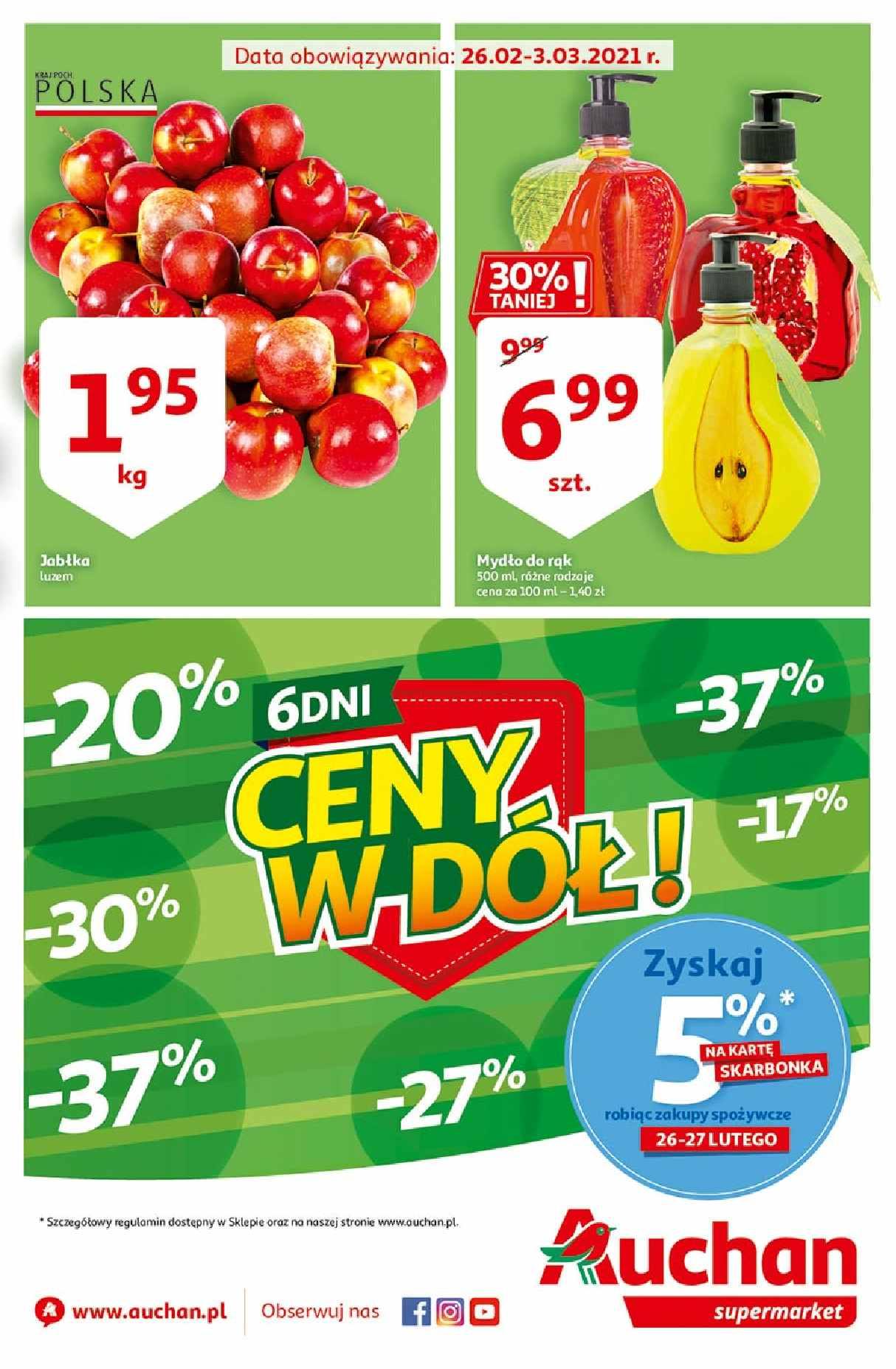 Gazetka promocyjna Auchan str. 1