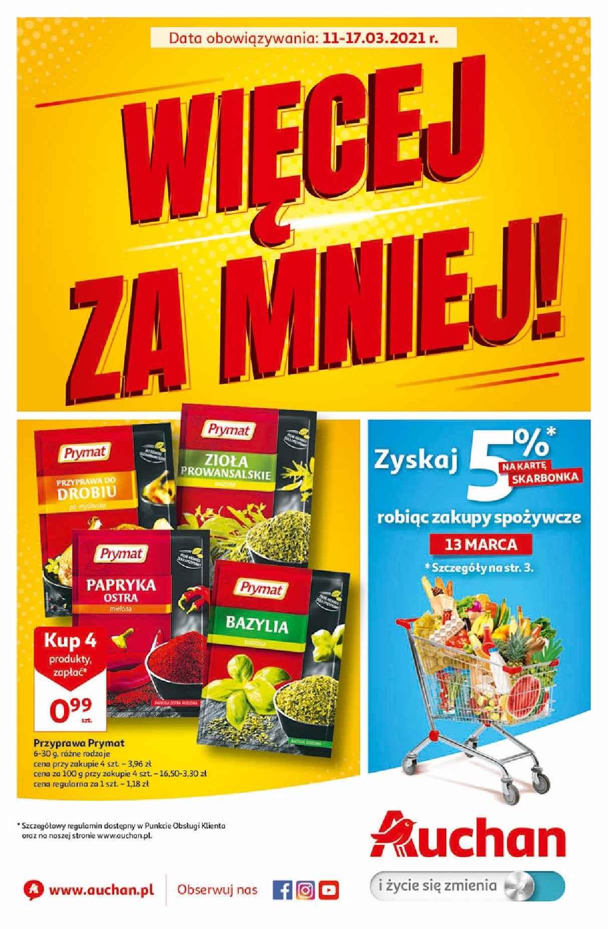 Gazetka promocyjna Auchan str. 1